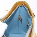LOUIS VUITTON Monogram Vernis Houston Hand Bag Baby Blue M91005 LV Auth bs37601-19