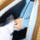 LOUIS VUITTON Monogram Vernis Houston Hand Bag Baby Blue M91005 LV Auth bs37601-12