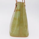 LOUIS VUITTON Monogram Vernis Houston Hand Bag Baby Blue M91005 LV Auth bs37601-5