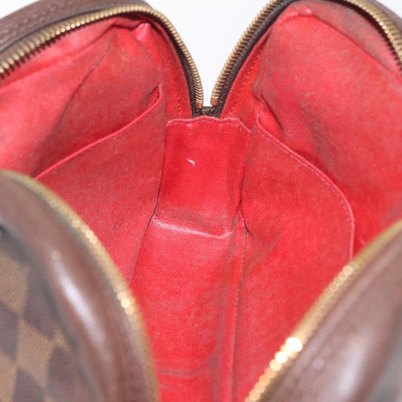 LOUIS VUITTON Damier Ebene Trousse Toilette 25 Clutch Bag N47624 LV Auth bs37603