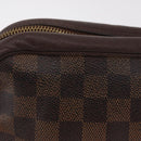 LOUIS VUITTON Damier Ebene Trousse Toilette 25 Clutch Bag N47624 LV Auth bs37603-2