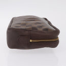 LOUIS VUITTON Damier Ebene Trousse Toilette 25 Clutch Bag N47624 LV Auth bs37603-4