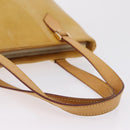 LOUIS VUITTON Monogram Vernis Houston Hand Bag Beige M91004 LV Auth bs37604-9