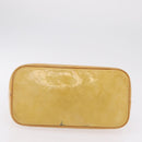 LOUIS VUITTON Monogram Vernis Houston Hand Bag Beige M91004 LV Auth bs37604-13