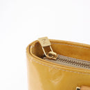 LOUIS VUITTON Monogram Vernis Houston Hand Bag Beige M91004 LV Auth bs37604-20