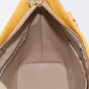 LOUIS VUITTON Monogram Vernis Houston Hand Bag Beige M91004 LV Auth bs37604-25