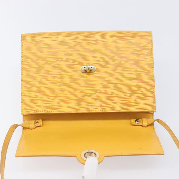 LOUIS VUITTON Epi Arsch Shoulder Bag Yellow M52579 LV Auth bs37605A