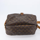 LOUIS VUITTON Monogram Saumur 35 Shoulder Bag M42254 LV Auth bs37607-11