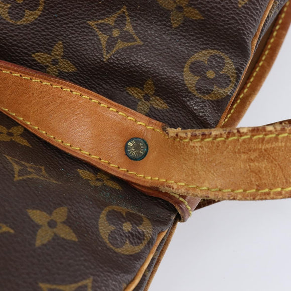 LOUIS VUITTON Monogram Saumur 35 Shoulder Bag M42254 LV Auth bs37607