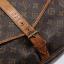 LOUIS VUITTON Monogram Saumur 35 Shoulder Bag M42254 LV Auth bs37607-20
