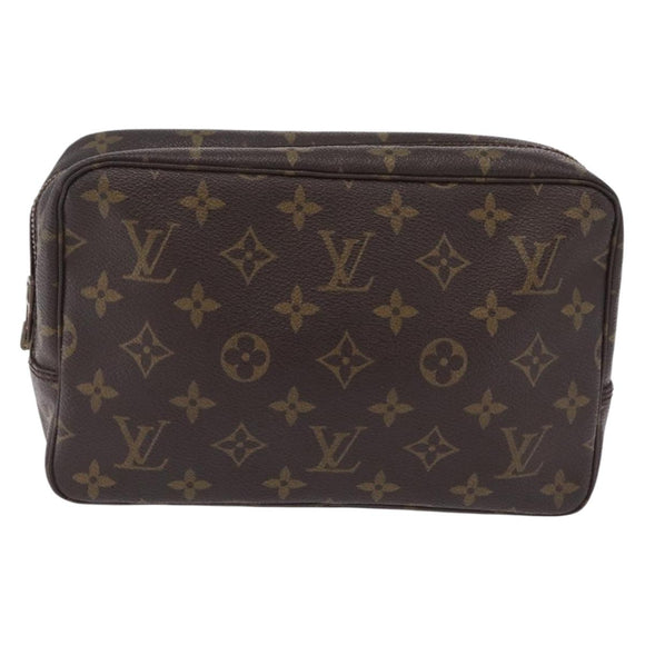 LOUIS VUITTON Monogram Trousse Toilette 23 Clutch Bag M47524 LV Auth bs37609