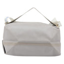 CHANEL Sports Line Shoulder Bag Nylon Gray Silver CC Auth bs37611-3