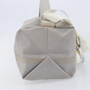 CHANEL Sports Line Shoulder Bag Nylon Gray Silver CC Auth bs37611-5