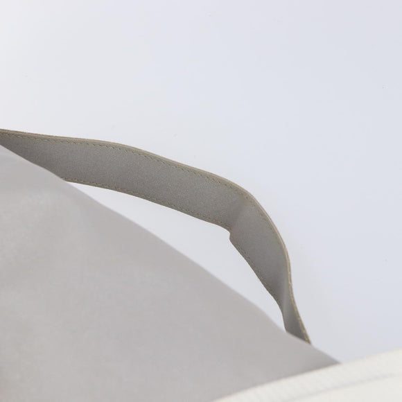 CHANEL Sports Line Shoulder Bag Nylon Gray Silver CC Auth bs37611