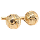 HERMES Cuffs metal Gold Auth bs37613-1