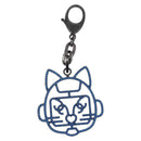 CHANEL Cat Motif Key Holder metal Blue CC Auth bs37617V-2