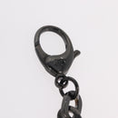 CHANEL Cat Motif Key Holder metal Blue CC Auth bs37617V-9