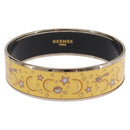 HERMES Bangle Emile Bracelet metal Yellow Auth bs37618V-2