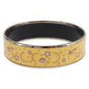 HERMES Bangle Emile Bracelet metal Yellow Auth bs37618V-4