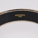 HERMES Bangle Emile Bracelet metal Yellow Auth bs37618V-8