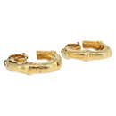 HERMES Earring metal Gold Tone Auth bs37621-1