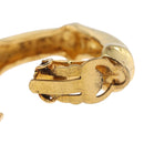 HERMES Earring metal Gold Tone Auth bs37621-13