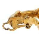 HERMES Earring metal Gold Tone Auth bs37621-14