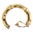 HERMES Earring metal Gold Tone Auth bs37621-16