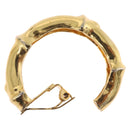 HERMES Earring metal Gold Tone Auth bs37621-17
