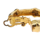 HERMES Earring metal Gold Tone Auth bs37621-6
