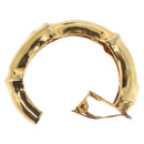 HERMES Earring metal Gold Tone Auth bs37621-8