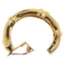HERMES Earring metal Gold Tone Auth bs37621-9