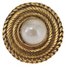 CHANEL Earring metal Gold Tone CC Auth bs37624-3