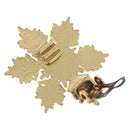 CHANEL Earring metal Gold Tone CC Auth bs37625-11
