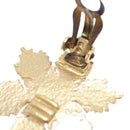 CHANEL Earring metal Gold Tone CC Auth bs37625-13
