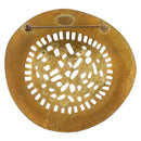 CHANEL Brooch metal Gold Tone CC Auth bs37626-3
