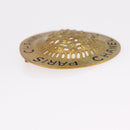 CHANEL Brooch metal Gold Tone CC Auth bs37626-5