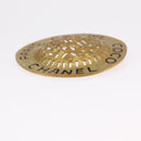 CHANEL Brooch metal Gold Tone CC Auth bs37626-7