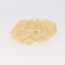 CHANEL Camelia Bracelet plastic Ivory CC Auth bs37629V-5