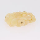 CHANEL Camelia Bracelet plastic Ivory CC Auth bs37629V-6