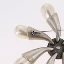CHANEL Brooch metal Silver CC Auth bs37630V-17