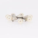 CHANEL Brooch metal Silver CC Auth bs37630V-9