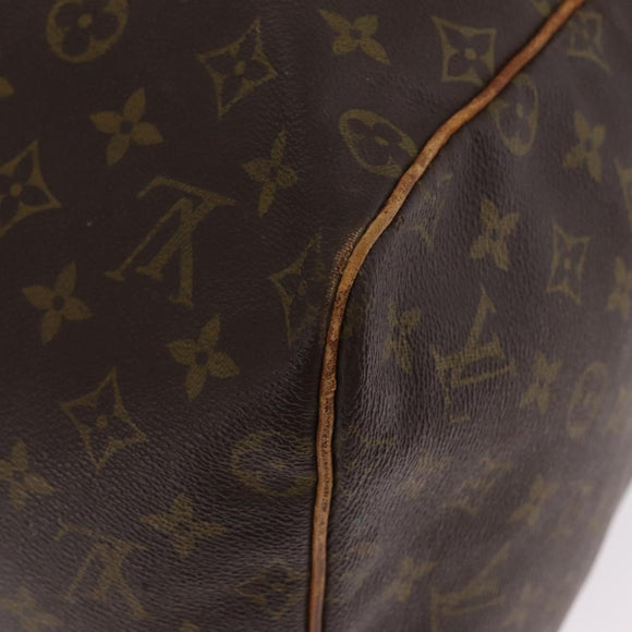 LOUIS VUITTON Monogram Keepall 55 Boston Bag M41424 LV Auth bs37633