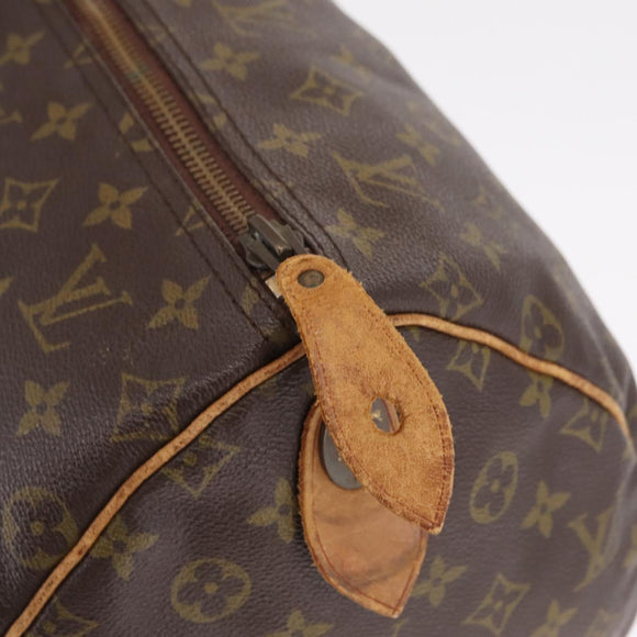 LOUIS VUITTON Monogram Keepall 55 Boston Bag M41424 LV Auth bs37633