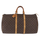 LOUIS VUITTON Monogram Keepall 55 Boston Bag M41424 LV Auth bs37633-2
