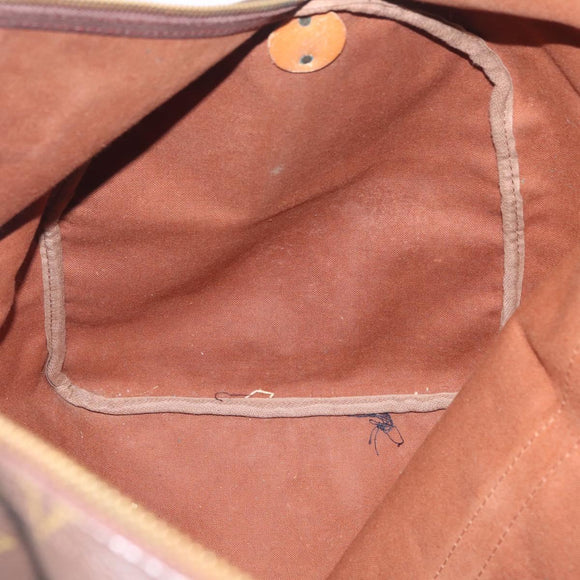 LOUIS VUITTON Monogram Keepall 55 Boston Bag M41424 LV Auth bs37633