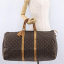 LOUIS VUITTON Monogram Keepall 55 Boston Bag M41424 LV Auth bs37633-25