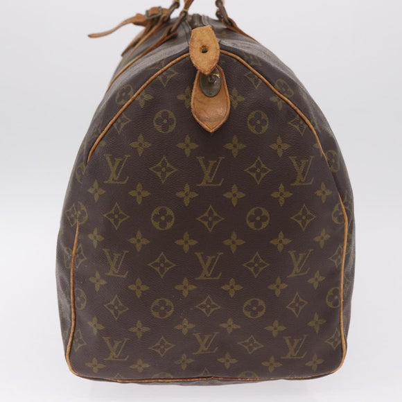LOUIS VUITTON Monogram Keepall 55 Boston Bag M41424 LV Auth bs37633