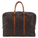 LOUIS VUITTON epi monogram Porte Documents Voyage Bag 2 Set Black Auth bs37635-3