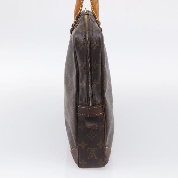 LOUIS VUITTON epi monogram Porte Documents Voyage Bag 2 Set Black Auth bs37635